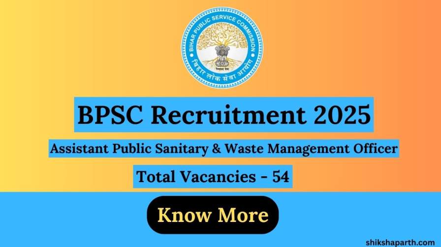 BPSC Assistant Public Sanitary & Waste Management Officer Recruitment 2025