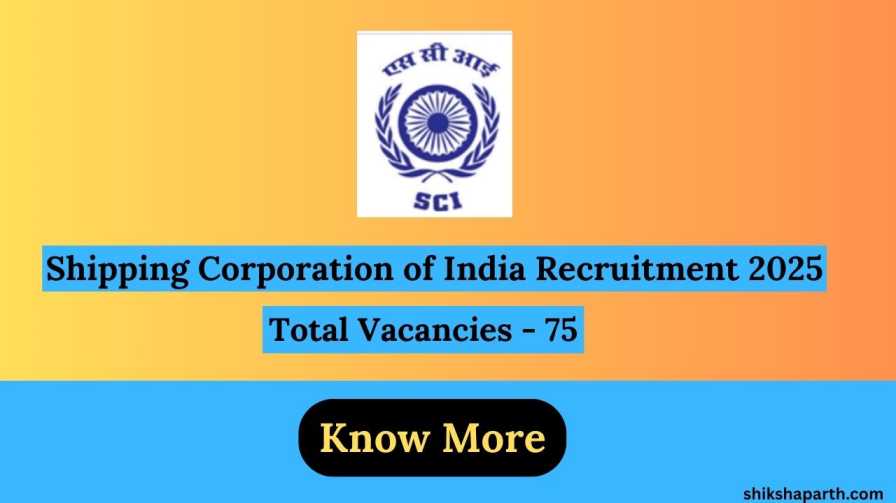 Shipping Corporation of India Recruitment 2025