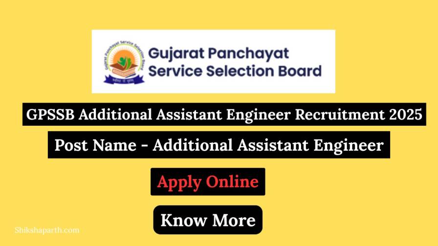 GPSSB Additional Assistant Engineer Recruitment 2025