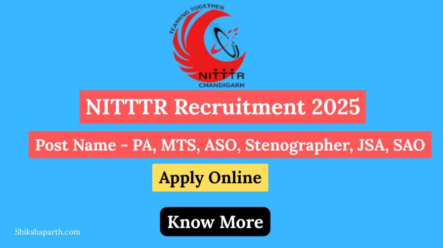 NITTTR Recruitment 2025